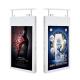 Hanging Double Sided LCD Poster Machine 1920×1080 Backlight