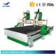 Woodworking CNC Router Machine Water Cooling Spindle With Double Heads