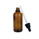 100ml Glass Cosmetic Dropper Bottles Essential Oil Clear Brown Glass Bottles