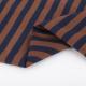 185gsm 95 Cotton 5 Spandex Fabric Soft Striped Knit Lycra Undershirt Cloth