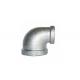 High Performance Malleable Iron Elbow Beaded Hose Barb Fittings Anti Abrasive