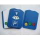 Standard Euro PS Plastic Parking Disc Ice Scraper Parking Disk for Parking Management