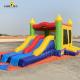 Colorful Jumping Castle Combo Kids Inflatable Bounce House With Slide