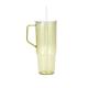 Customizable 40oz Single-layer Handle Cup Large-capacity Straw Portable Plastic Cup For Outdoor