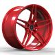 Matt Red Custom 1 Pc 6061 T6 Forged Alloy Wheels For Bmw Mercedes Benz Slk 5x112