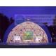 6m Diameter Glamping Dome Tent With Air Conditioning Private Bathroom