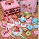 Early Education Plastic Kitchen Toy Imitation Cake Toy Wood Cutting And Watching Plastic Play Kitchen