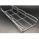OEM Grid Wire Basket Cable Tray 100mm Zinc Plated Ventilated