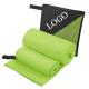 Wholesale Custom Size Microfiber Sports Towel For Gym with Mesh bag