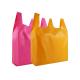 30μm Heavy Duty Plastic Vest Carrier Bags LDPE For Restaurants