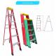 Safety Insulated Fiberglass Adjustable Ladder / Fiberglass Telescopic Ladder