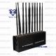 22 Bands 100m GSM 3G 4G 5G Cell Phone Signal Jammer Lojack 315 / 433 / 868Mhz
