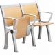 Factory Price School Classroom Folding Up Chair with Adjustable Writing Table