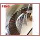 Curved Staircase Curved Spiral Glass Railing 12mm Thickness Tempered Glass Railing Australia Building Code Interior desi
