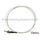 ST Single Mode Fiber Optic Pigtail With 0.9mm Optical Cable And Metal Connector