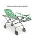 aluminum material, ABS plastic surface patient transport stretcher 1900 * 550 *