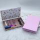 Custom Logo Beauty Packaging Box In Pink For UV GEL Strips Sets