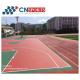 CN-S01 RoHS and Waterproof and Soundproof Silicon Polyurea Basketball Flooring