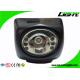 Waterproof IP68 Mining Cap Lights 8000lux Brightness With Long Working Time