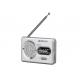 Plastic Compact AM FM Radio With Built In Antenna Entertainment Companion