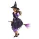 Stylish GIRLS Witch Costume for Halloween Rave Party Children's Dress School Activity
