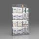 Paper and Toys Cabinet Mdf Display Racks Gray Single-sided Metal Rack for Baby Store Design and  Maternity Shop Decoration