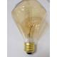 diammond shape E27 E26 LED bulb light decorations lighting led globe lamp amber glass cover