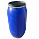 160L Plastic Barrel Drum Rustproof Chemical Blue Drum Odorless