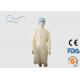 Hospital Vistors Use Yellow Isolation Gowns PP Plastic Material 20G