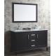 Solid Wood 60′′ Bathroom Mirror Cabinet / Freestanding Bathroom Vanity