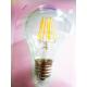 LED Filament Bulb A60 6w 620 Lumen Transparent 2 Years Warranty 110/220v EU Model Indoor Items Hign Quality Glass Retro