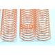 Electroplate GBC Wire Spiral Bind Coils 2mm Dia ODM Available
