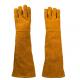 35cm 40cm Impact Resistant Leather Work Gloves Thornproof