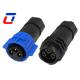 Multi Pin Circular M19 Waterproof Connector 3+3 Pin Signal And Power Connectors