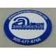 Business 2D EVA / Rubber / PVC Coaster Round Shape Dia 7 - 9cm