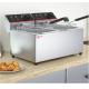 Electric 12 Liter Commercial Double Baskets Deep Fryers Machine for Your Food Service
