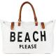 Extra Large Canvas Beach Bag Beach Tote Bag For Women Waterproof Sandproof, Canvas Tote, Cotton Bags, Travel Bag