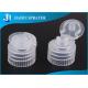 Plastic Cover Cosmetic Bottle Caps Non Spill Flexible Packaging CE Certification