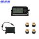 Intelligent Two Tire Wireless RV TPMS RV Tire Pressure Monitoring System ACC Input