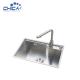 Handmade House Single Bowl Kitchen Sinks With Faucet Stainless Steel Kitchen