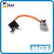 Custom-made automotive electric cable assembly wiring harness of electric vehicle