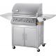 Factory price kitchen bbq easy grill slow 4 burners stainless steel protable gas BBQ grill