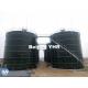 Cow Dung Biogas Digester 3 - 13 Mm Panel Thickness 100% Gas Tight Roof