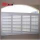 White Bathroom Glass Jalousie Window Louvers With Air Ventilation Shutter