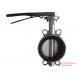 PN16 Manual Stainless Steel Butterfly Valve 2 Inch Center Line With Pin