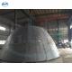 Black 36in Mild Steel Torispherical Dished Head Pressure Vessel Ends ISO9001
