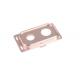 Rectangle Aluminum Alloy Parts , Custom Made Metal Parts With Color Anode