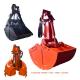 Heavy Duty Excavator Clam Bucket , Clamshell Grab Bucket For Cat320 Pc200