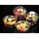 High-Transparent Clear Disposable Salad Bowls , Disposable Plastic Dessert Bowls