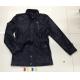 8899 Men's black pu fashion long jacket coat stock